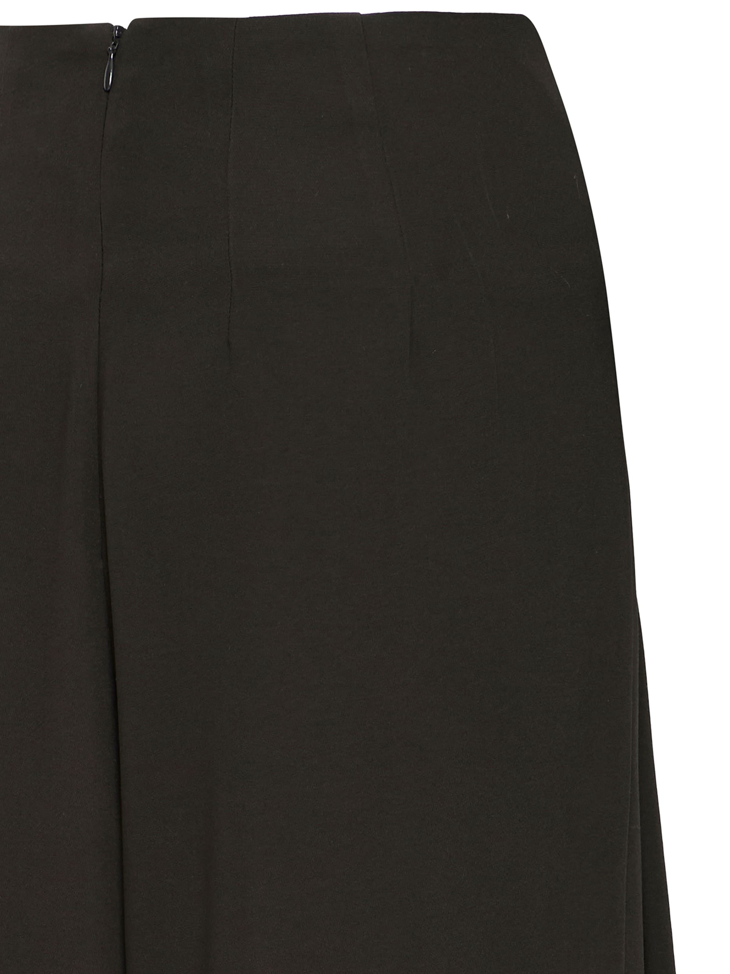 ICHI Wide Leg Hose 'IHLINTA' in Schwarz