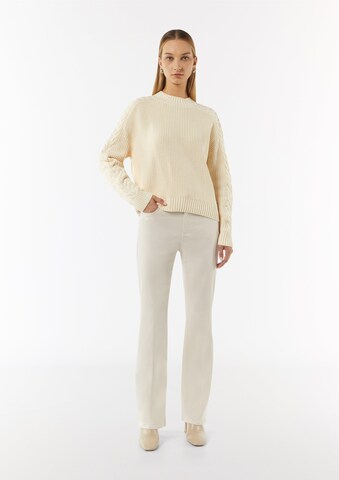 Pull-over comma casual identity en beige