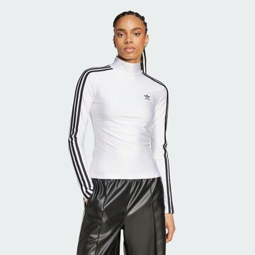 balts ADIDAS ORIGINALS T-Krekls 'Adicolor': no priekšpuses