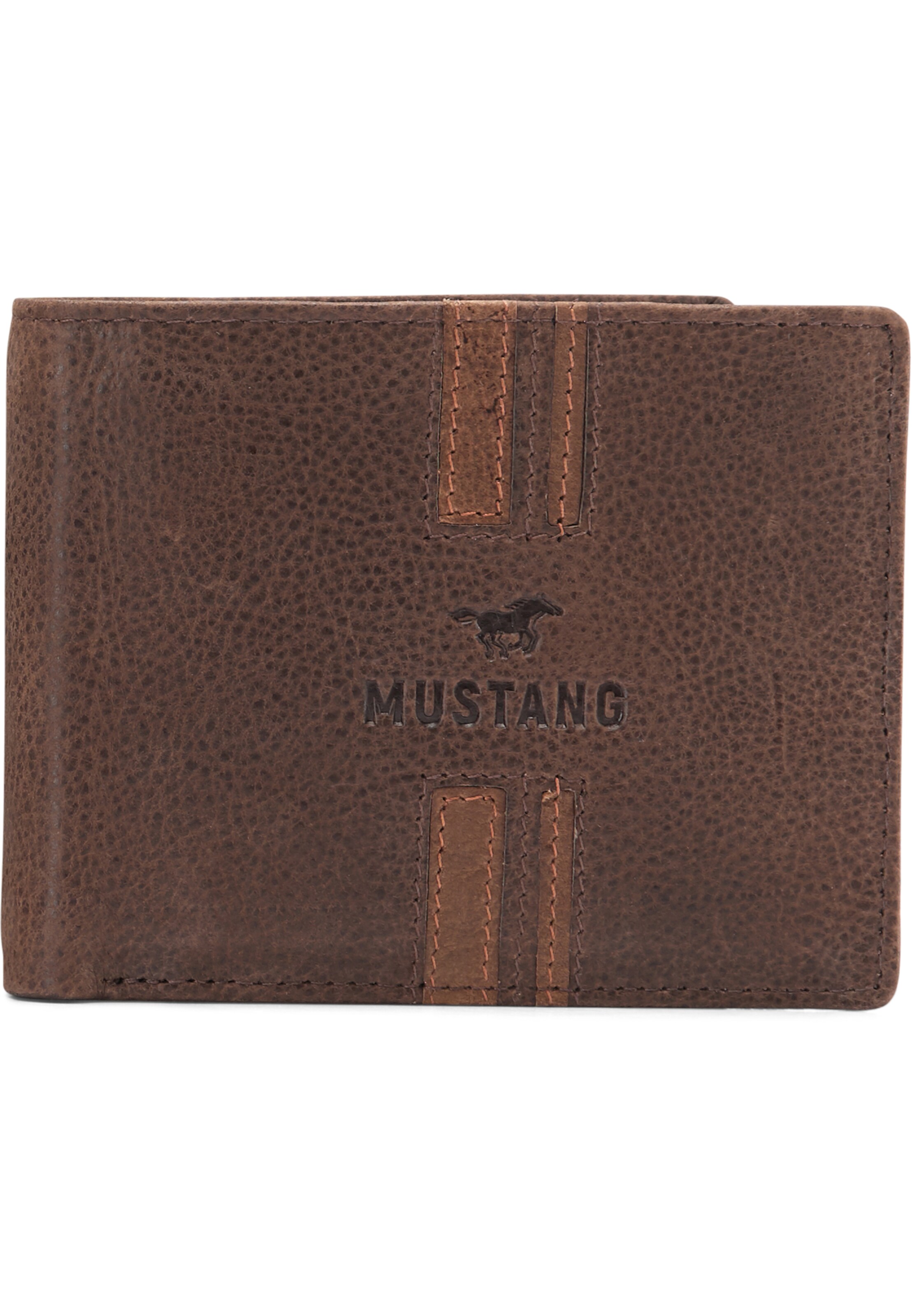 MUSTANG Wallet in Brown: front