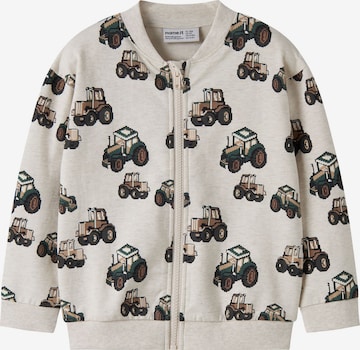 Veste de survêtement NAME IT en beige : devant