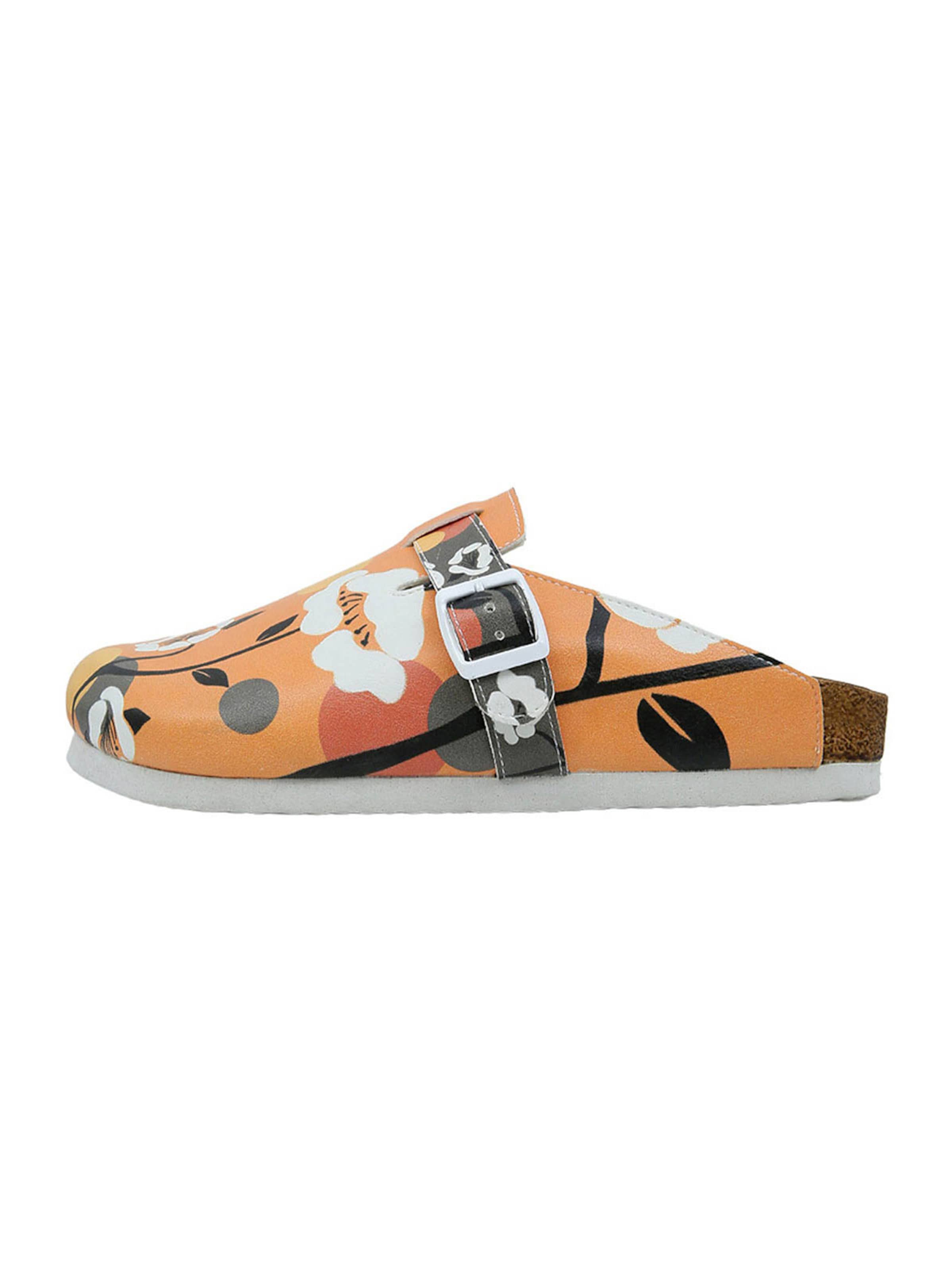 DOGO Sandals 'DOGO Comfie - Retrograde' in Orange: front