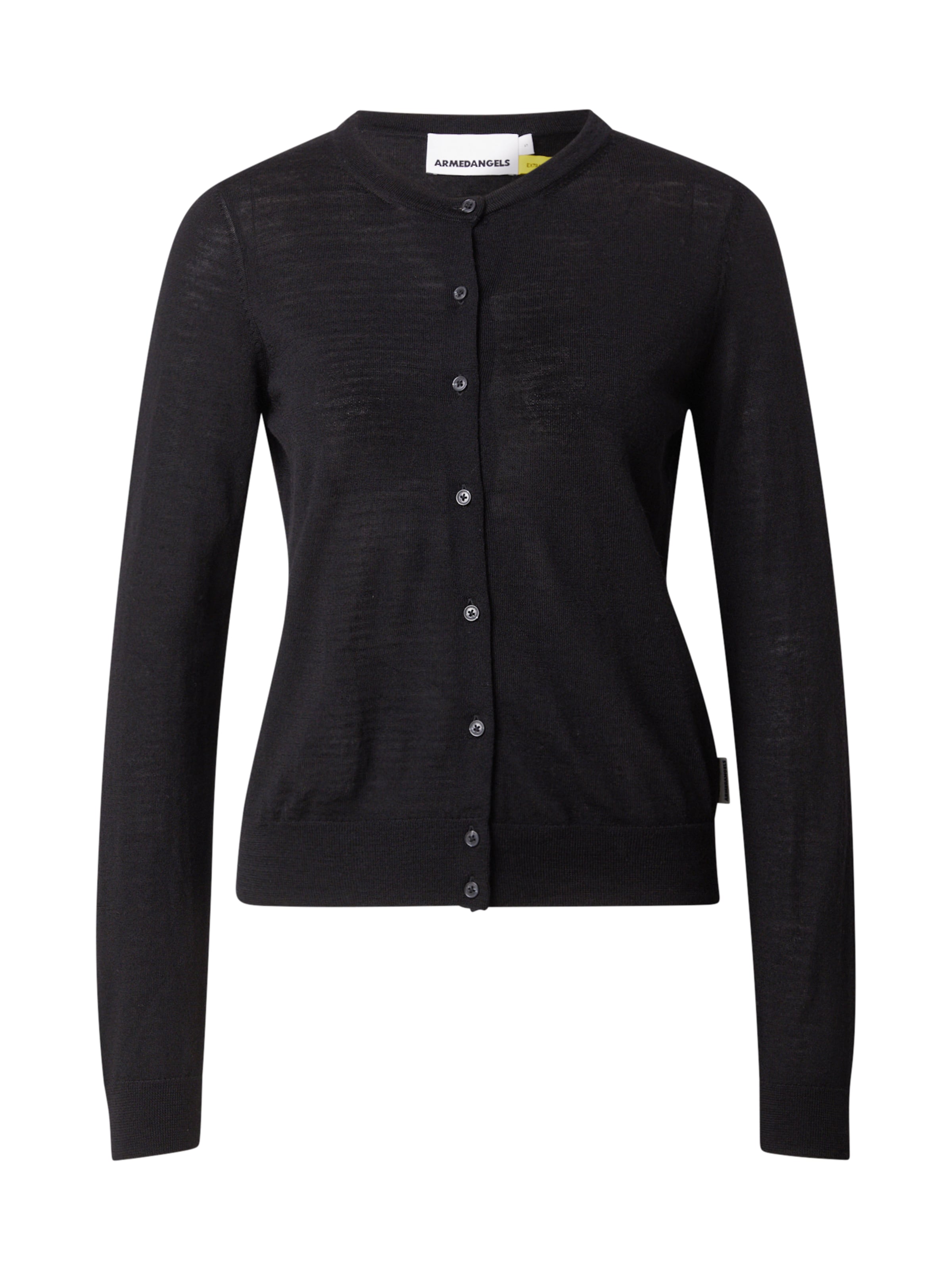 Giacchetta 'OPHALIAA' di ARMEDANGELS in nero: frontale