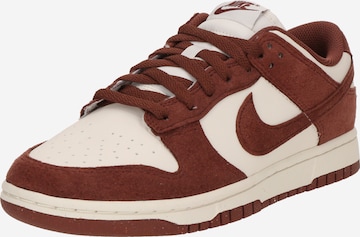 Baskets basses 'DUNK' Nike Sportswear en gris : devant