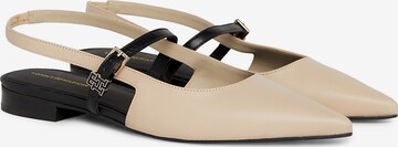 TOMMY HILFIGER Slingback pumps i vit