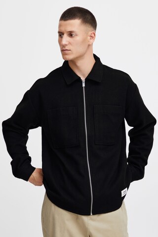 !Solid Between-season jacket 'Klostermann' in Black: front