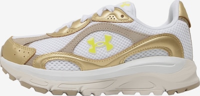 UNDER ARMOUR Laufschuh 'Tech Runner' in 38,5 in dunkelbeige / gelb / gold / weiß, Produktansicht