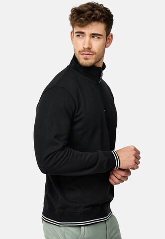 INDICODE JEANS Sweatshirt ' Nate ' in Black