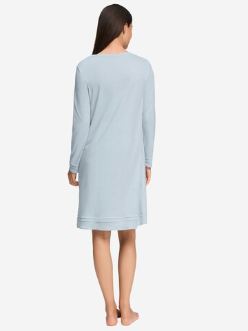 Hanro Nachthemd ' Pilar ' in Blauw