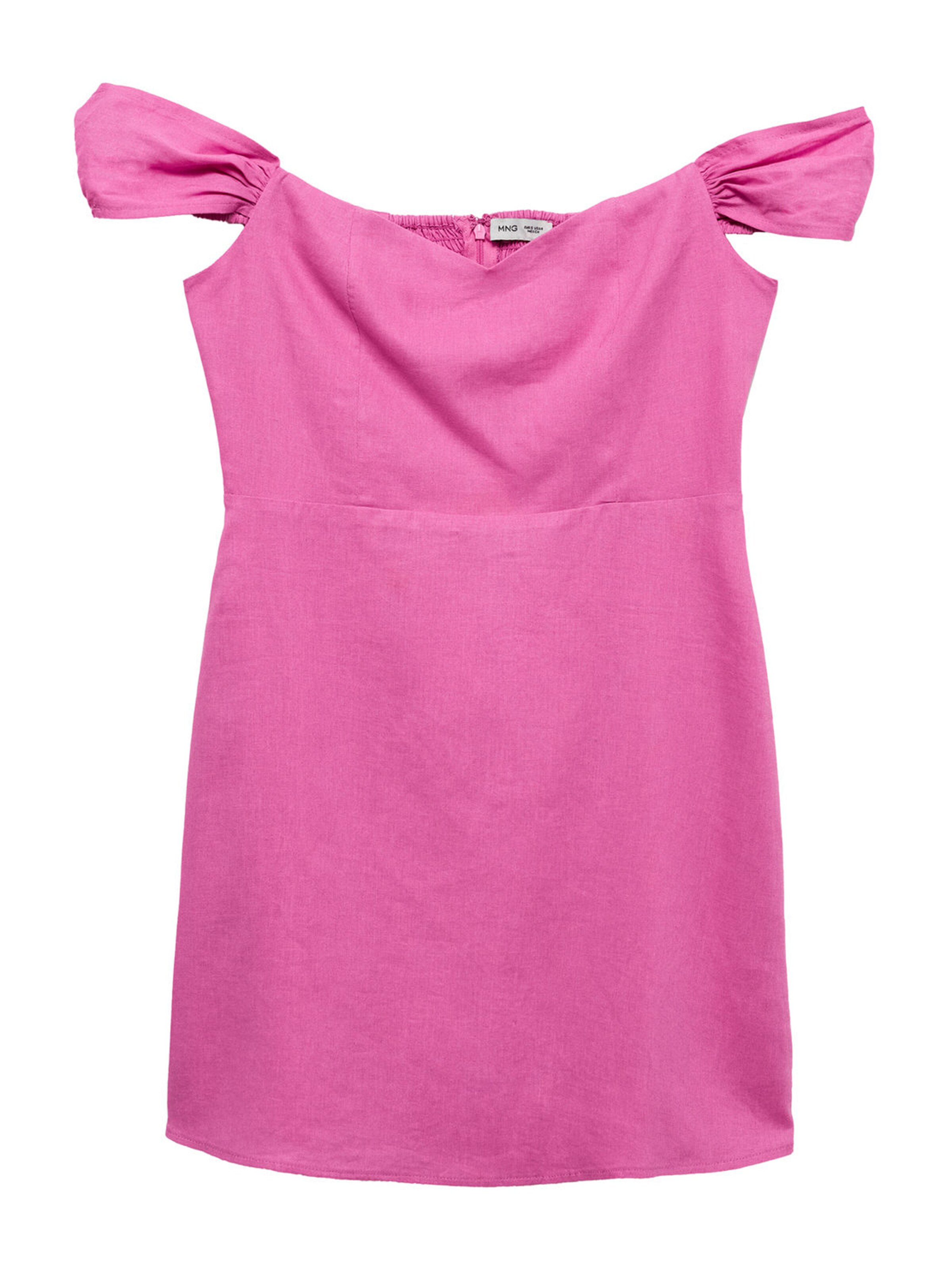 MANGO Nyári ruhák 'Paulita' - rózsaszín: elől
