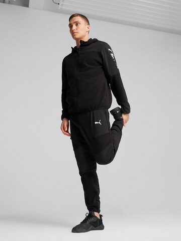 PUMA Athletic Fleece Jacket in Black