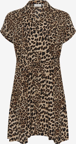 KAFFE CURVE Blusenkleid 'Adriana' in Braun: Vorderseite