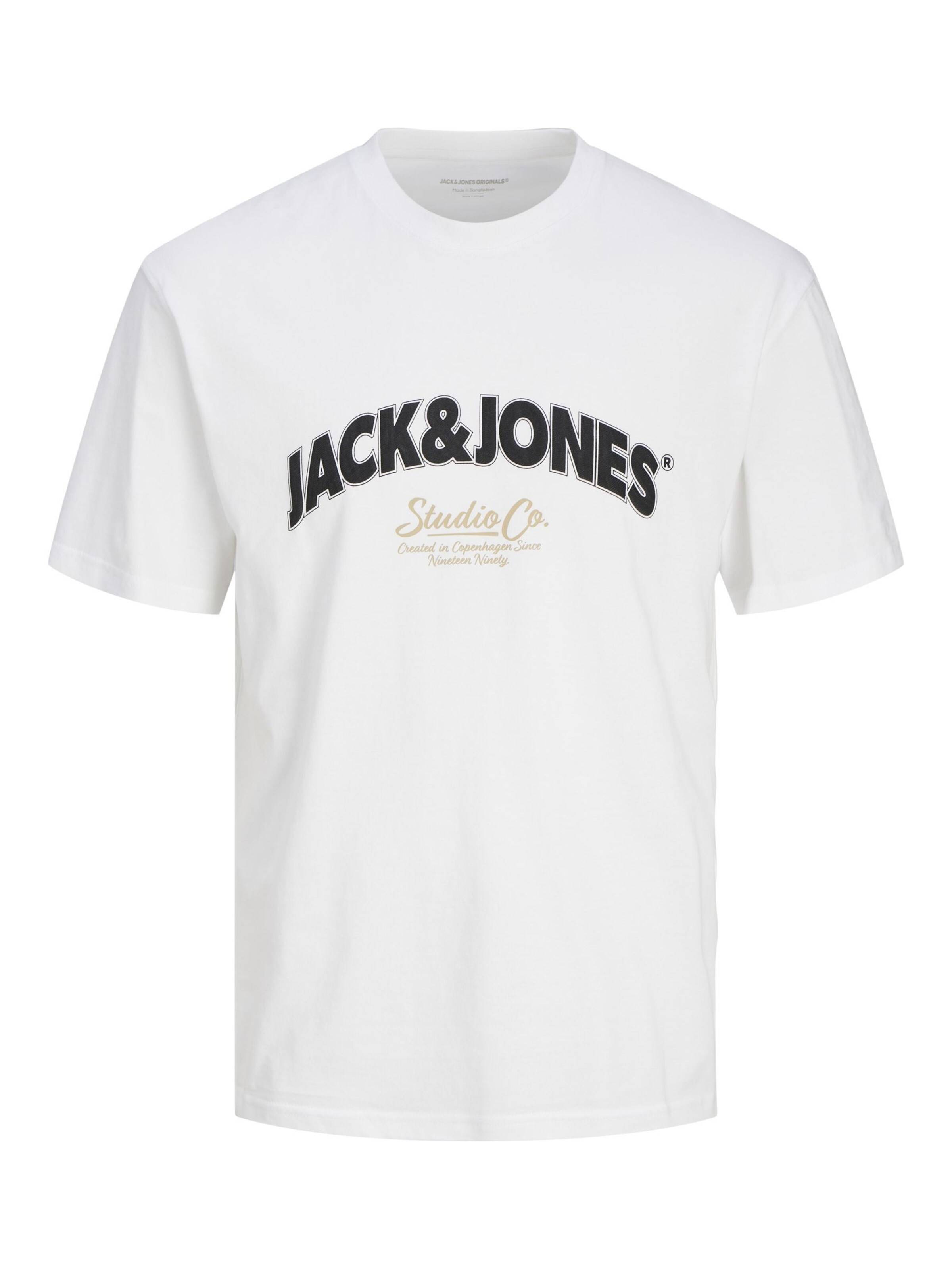 JACK & JONES Shirt 'JORBRONX' in Wit: voorkant