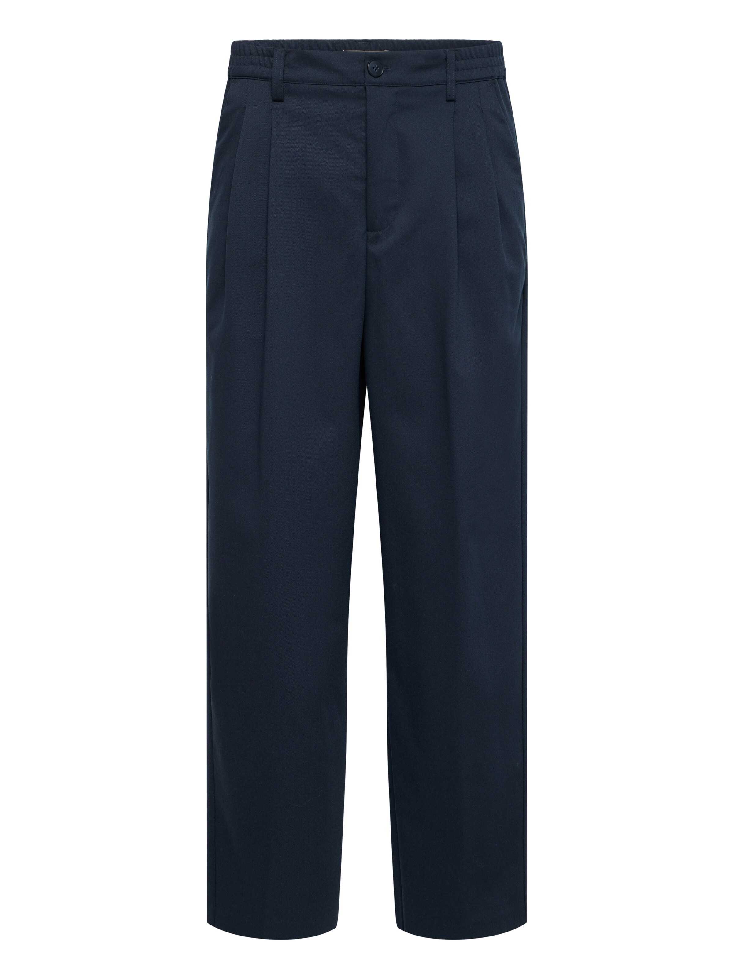 Casual Friday Pleat-Front Pants 'CFGrant' in Blue: front
