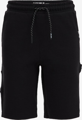 Slimfit Pantaloni di WE Fashion in nero: frontale