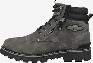 Dockers by Gerli Schnürboots in Grau: Vorderseite