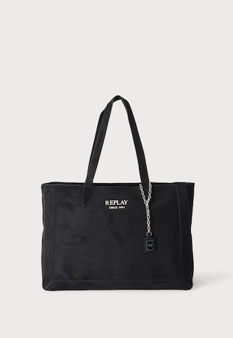 REPLAY - Shopper en negro: frente