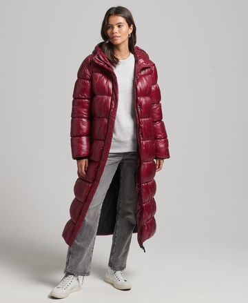 Superdry Winter Coat in Red