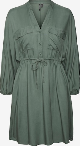 VERO MODA Shirt Dress 'Henna' in Green: front