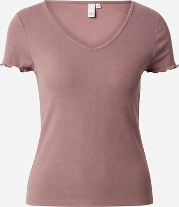 QS T-shirt i lila: framsida