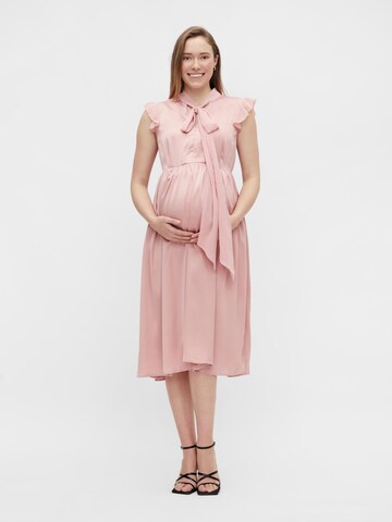 MAMALICIOUS Shirt dress 'Lia' in Pink