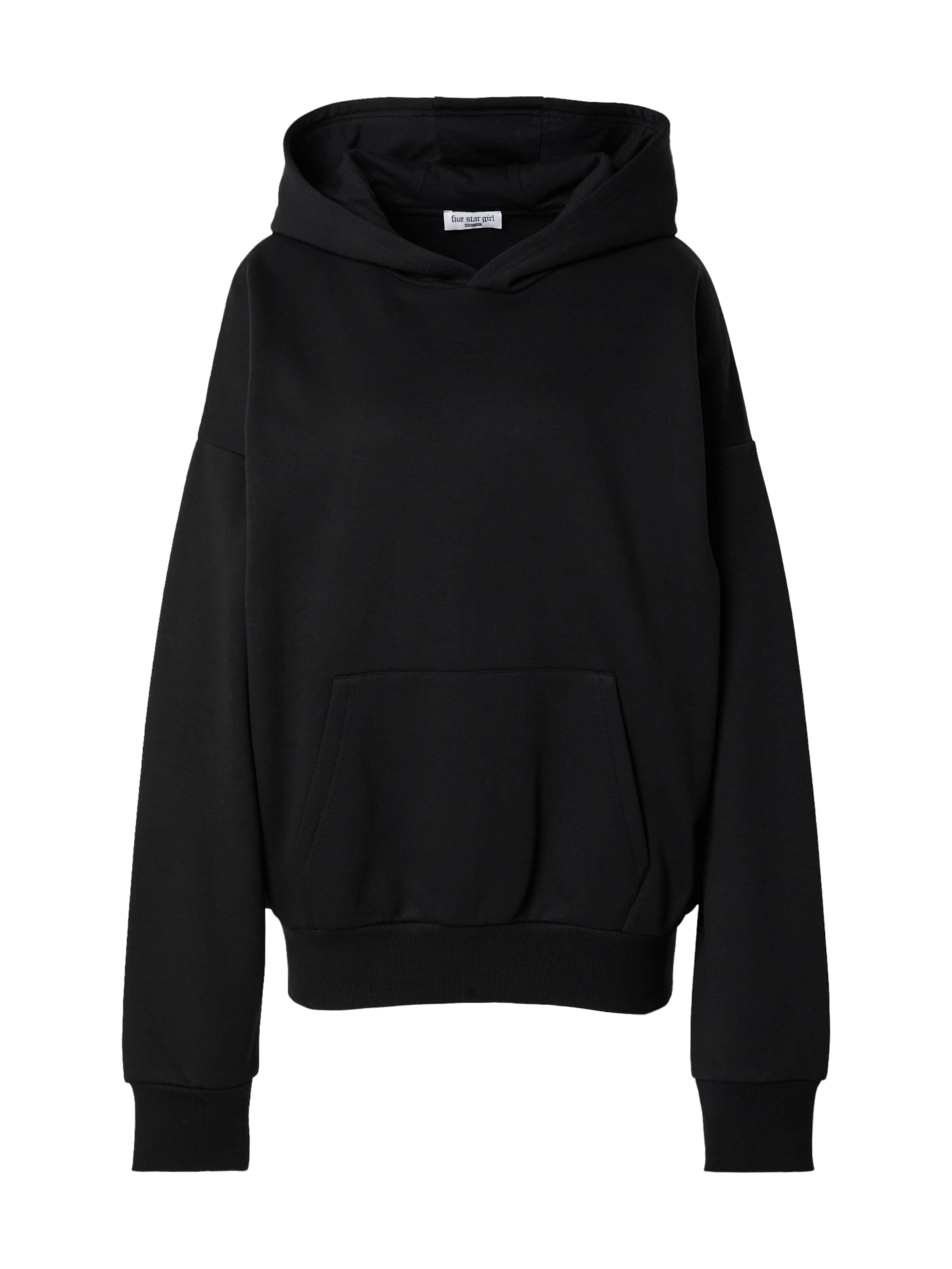 FIVE STAR GIRL Collegepaita värissä musta: etupuoli