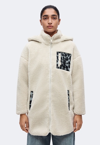 Hailys Fleece jacket 'Te44ddy' in Beige: front