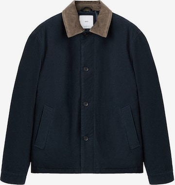 MANGO MAN Between-Season Jacket 'Theon' in Blue: front