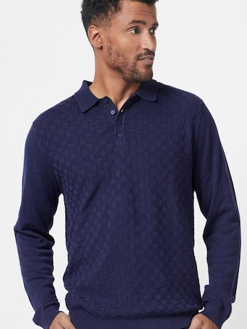 4funkyflavours - Camisa 'From South To North' em azul: frente