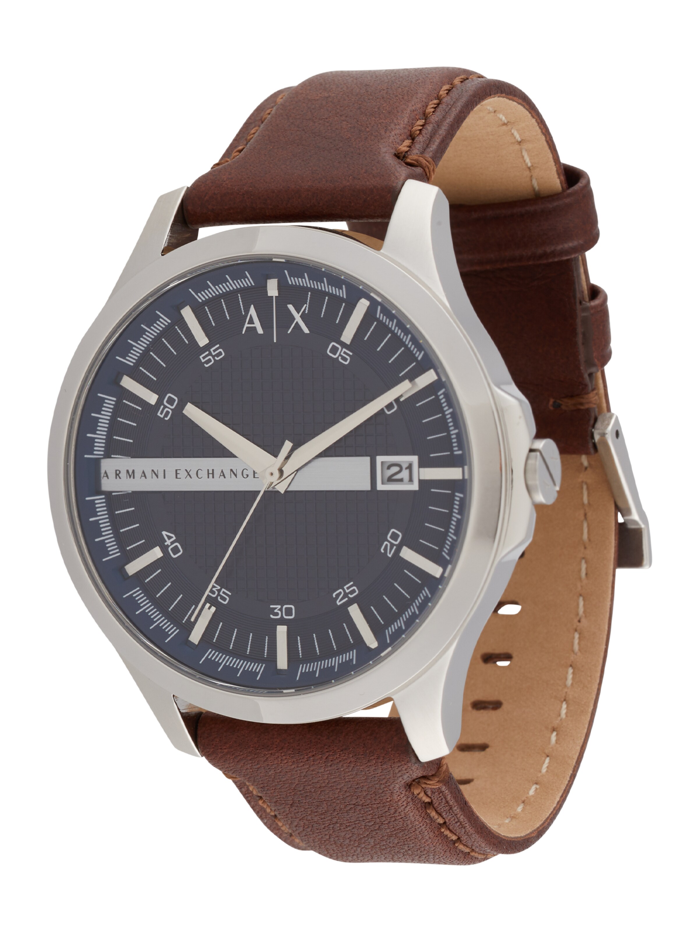 ARMANI EXCHANGE Uhr in Braun: Vorderseite