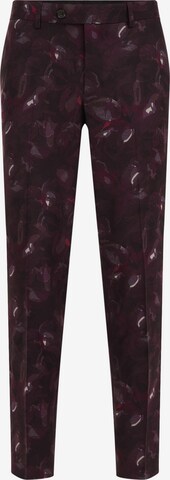 Slimfit Pantaloni con piega frontale di WE Fashion in rosso: frontale