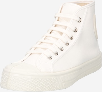 US Rubber High-top trainers in White: front