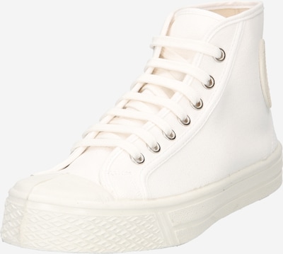 Sneaker alta US Rubber di colore bianco, Visualizzazione prodotti