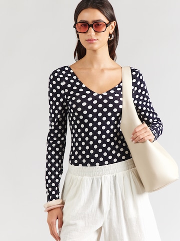 Tricou body 'ONLLIVE LOVE' de la ONLY pe albastru: față