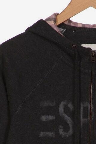 ESPRIT Sweatshirt & Zip-Up Hoodie in XXL in Grey