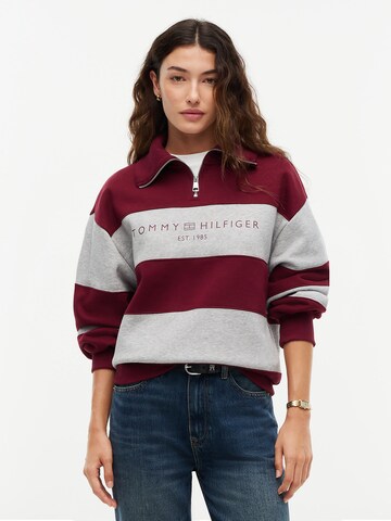 TOMMY HILFIGER Sweatshirt in Rood: voorkant
