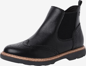 s.Oliver Chelsea boots in Black: front