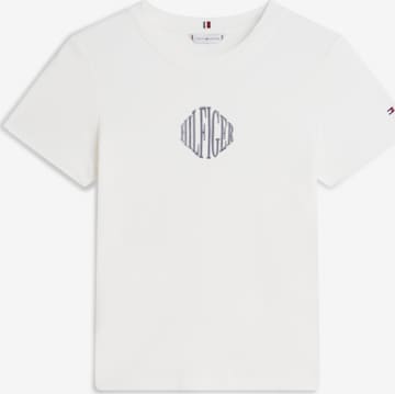 Tricou de la TOMMY HILFIGER pe alb: față