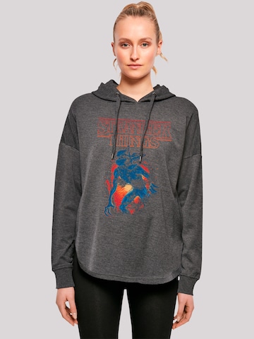 Sweat-shirt F4NT4STIC en gris : devant