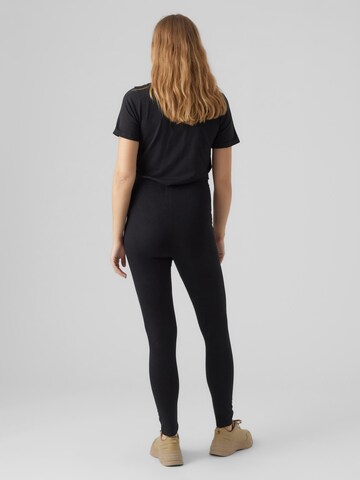 MAMALICIOUS Skinny Leggings 'Julienne' i brun