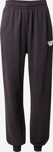 Reebok Pantalon de sport en noir / blanc, Vue avec produit