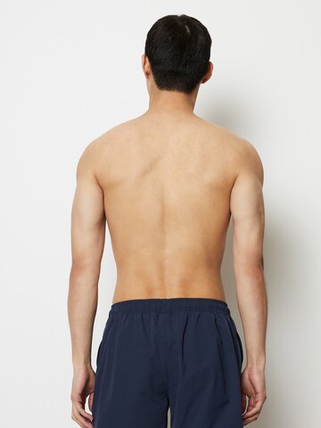 Marc O'Polo Badeshorts ' Olmen (Essentials Beach Jersey) ' in Blau