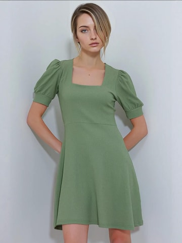 Robes en maille 'Strickkleider' Bigdart en vert : devant