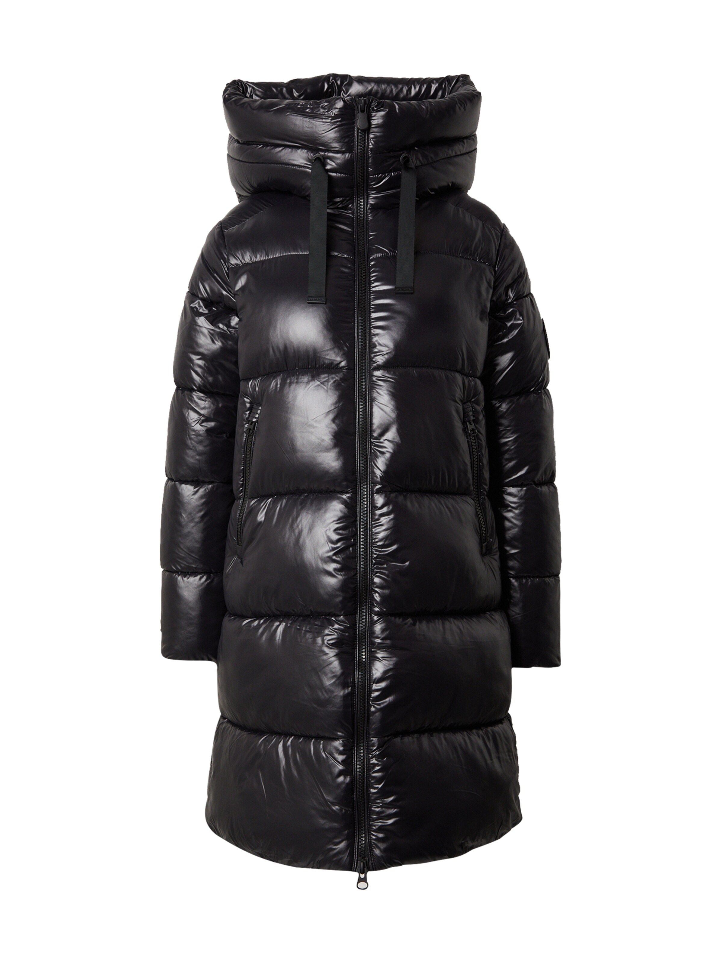 SAVE THE DUCK Zimní kabát 'BELLA' – černá: přední strana