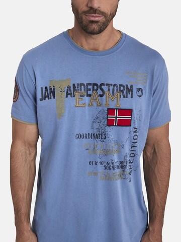 Jan Vanderstorm Shirt ' Sölve ' in Blauw