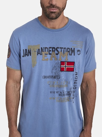 Jan Vanderstorm Shirt ' Sölve ' in Blauw