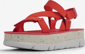 CAMPER Sandals ' Oruga Up ' in Red: front