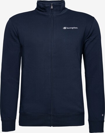 Champion Authentic Athletic Apparel Zip-Up Hoodie in Blue: front