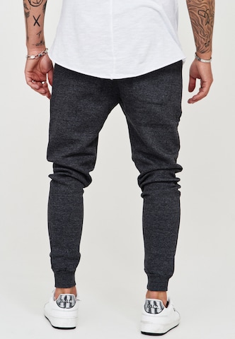 behype Slim fit Pants 'JOGGERY' in Grey