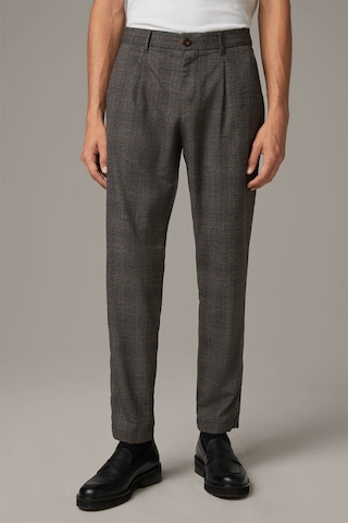 Regular Pantalon à pince STRELLSON en gris : devant